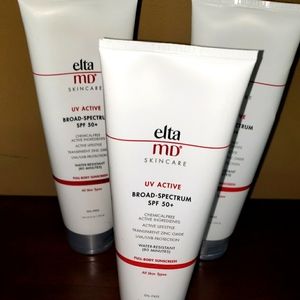 THREE 8 0Z ELTA MD FULL BODY SUNSCREENS SPF 50+
